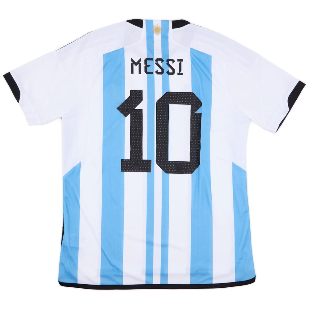 2022-23 Argentina Home 'vs France' Shirt Messi #10 (XL)