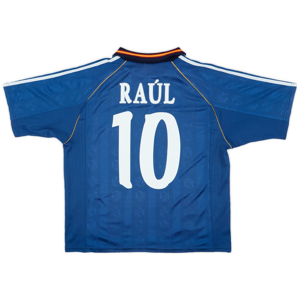 1999-00 Spain Away Shirt Raul #10 - 7/10 - (XL)