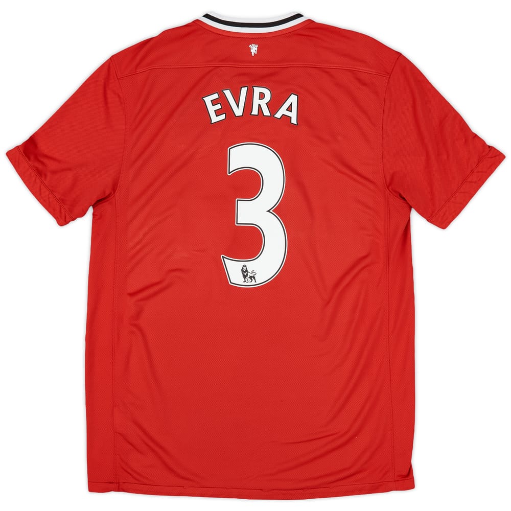 2011-12 Manchester United Home Shirt Evra #3 - 6/10 - (L)