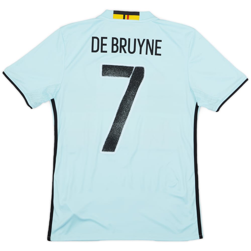 2016-17 Belgium Away Shirt De Bruyne #7 - 7/10 - (S)