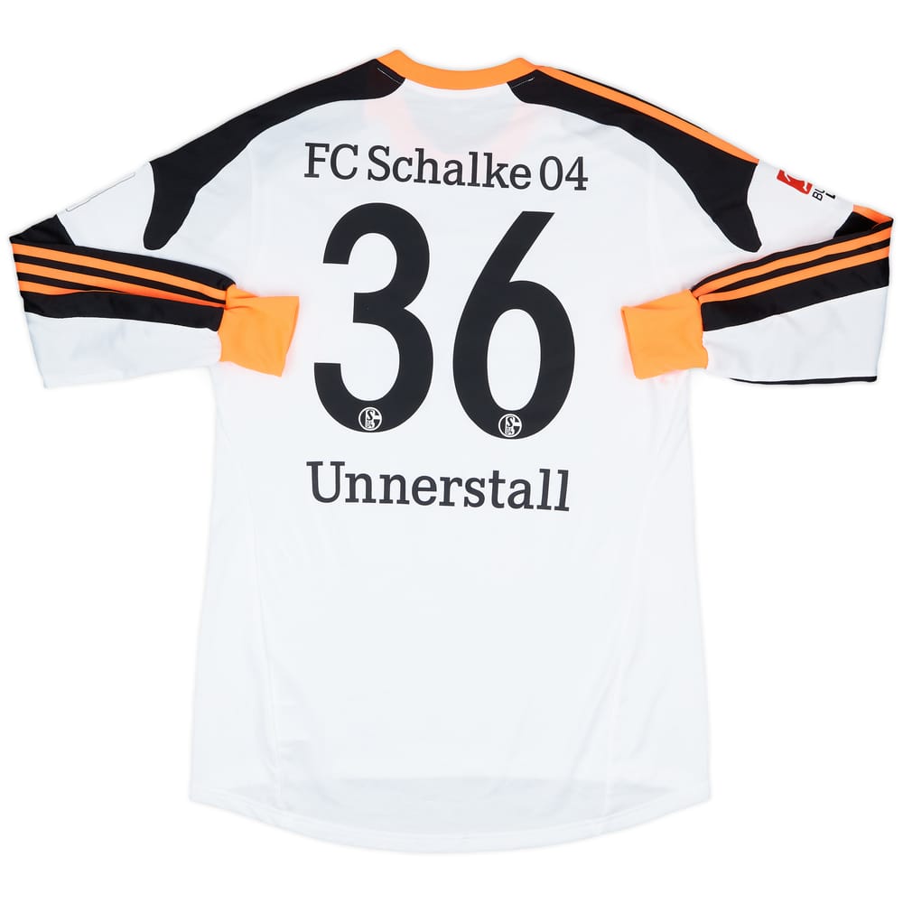 2013-14 Schalke Match Issue GK Shirt Unnerstall #36