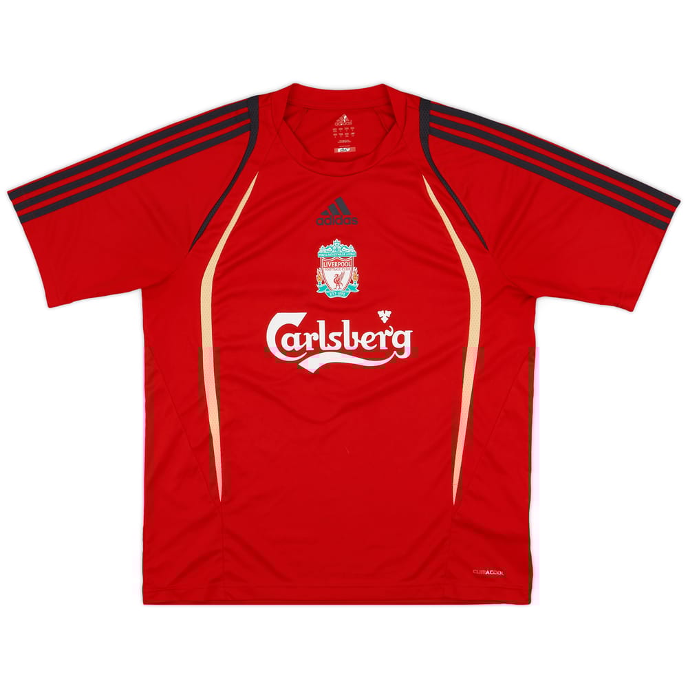 2009-10 Liverpool adidas Training Shirt - 8/10 - (L)