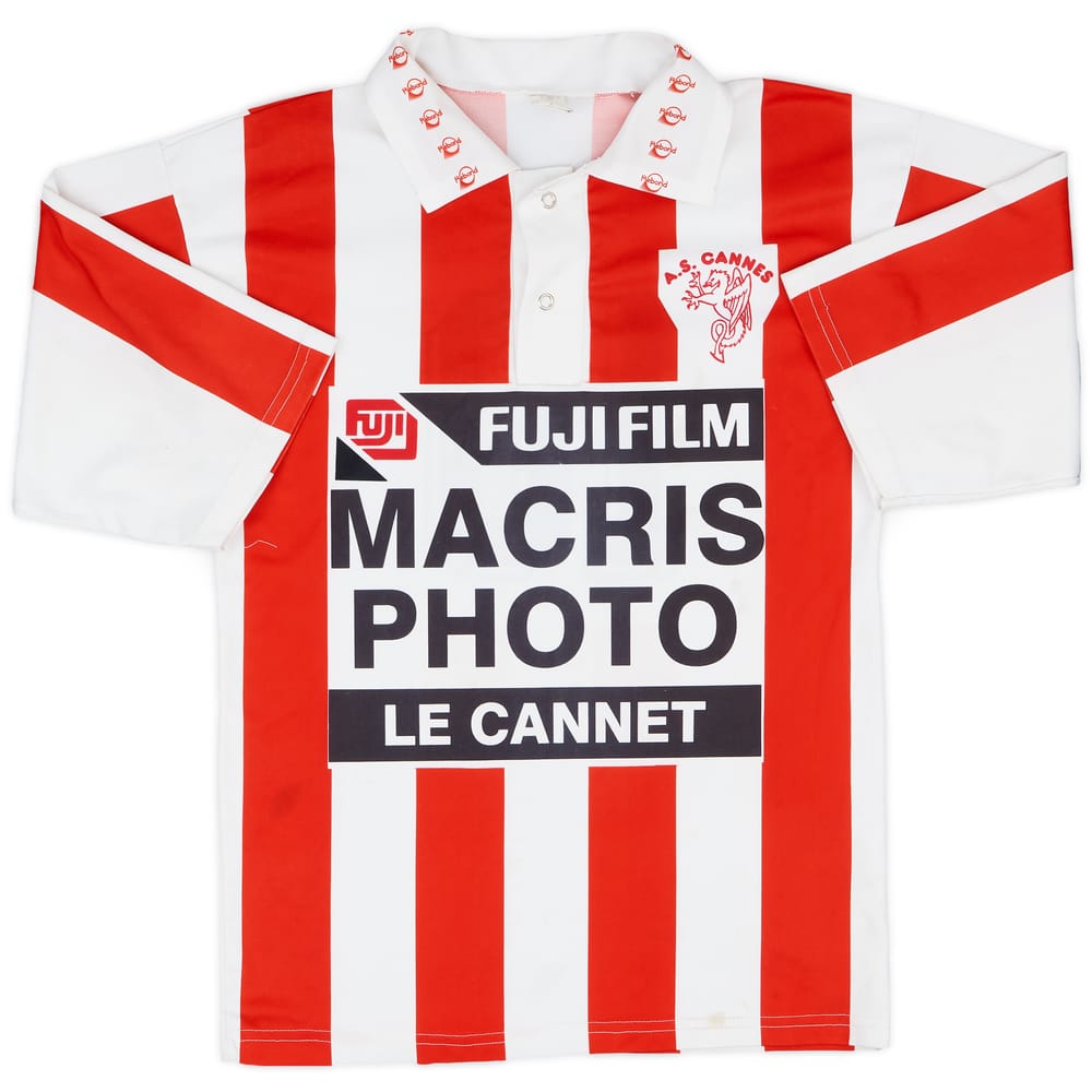 1990s AS Cannes Fan Home Shirt #10 - 7/10 - (S)