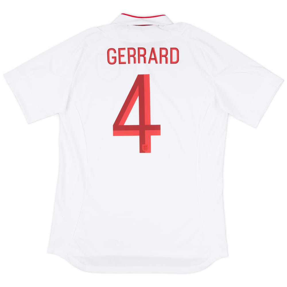 2012-13 England Home Shirt Gerrard #4 (L)