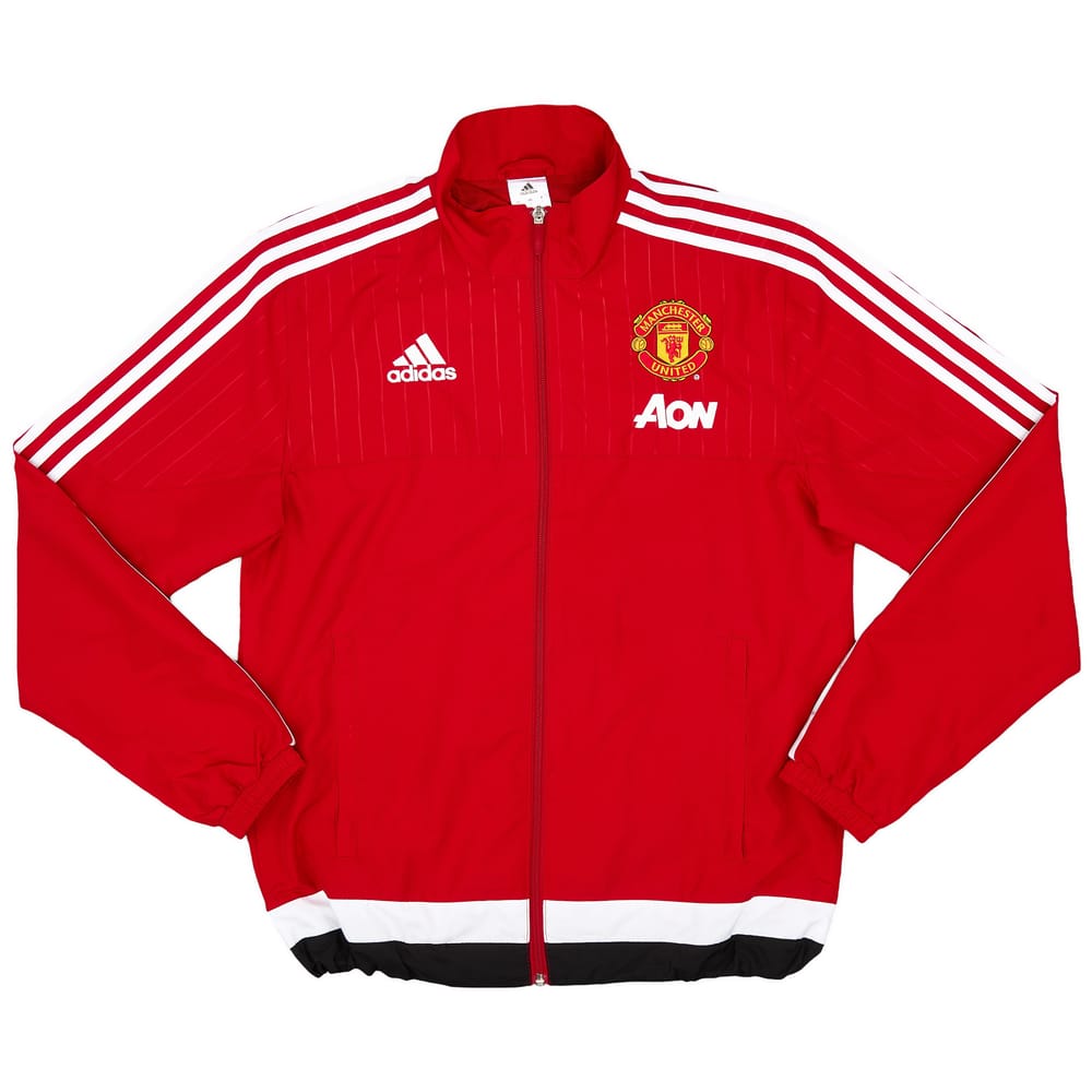 2015-16 Manchester United adidas Track Jacket - 9/10 - (S)