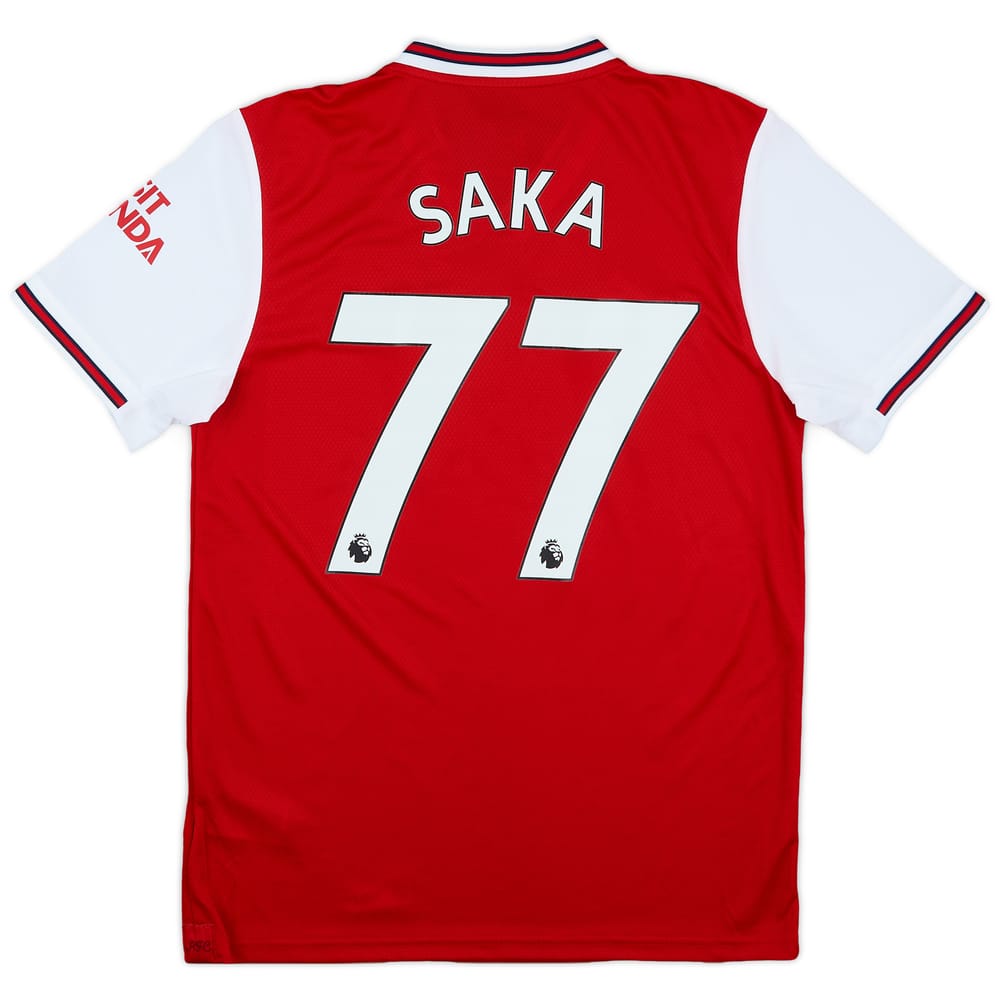 2019-20 Arsenal Home Shirt Saka #77 (M)