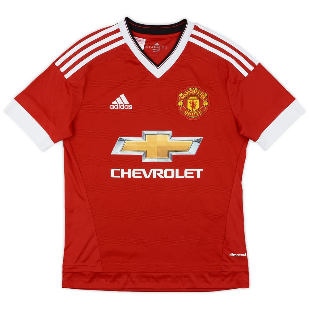 2015-16 Manchester United Home Shirt - 8/10 - (L.Boys)