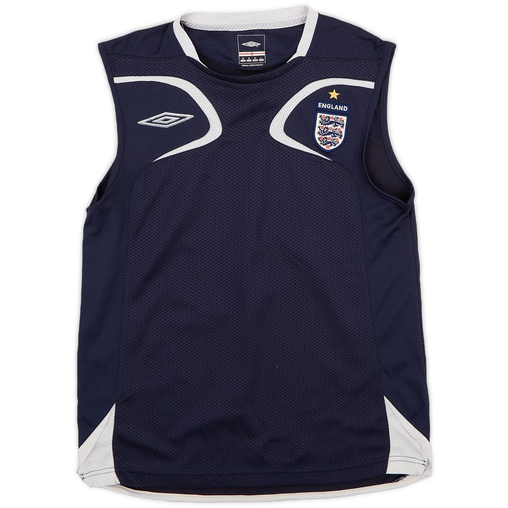 2005-06 England Umbro Training Vest - 9/10 - (M)