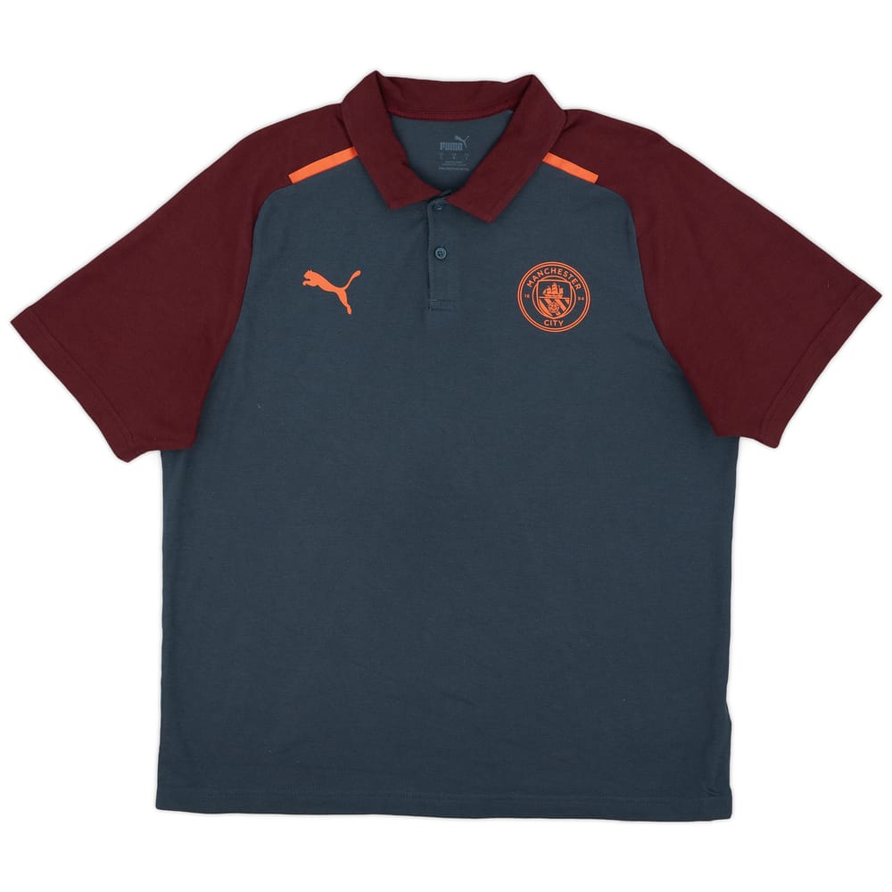 2023-24 Manchester City Puma Polo Shirt - 9/10 - (L)