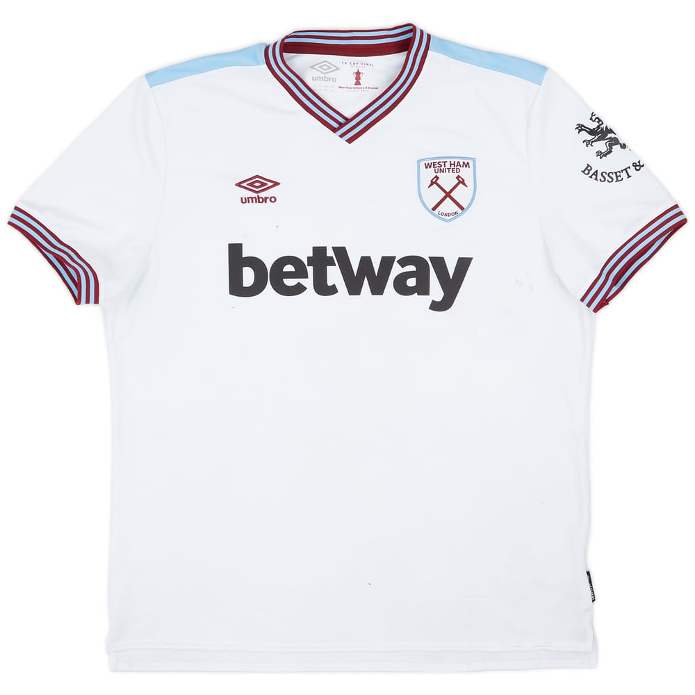 2019-20 West Ham Away Shirt - 4/10 - (XXL)