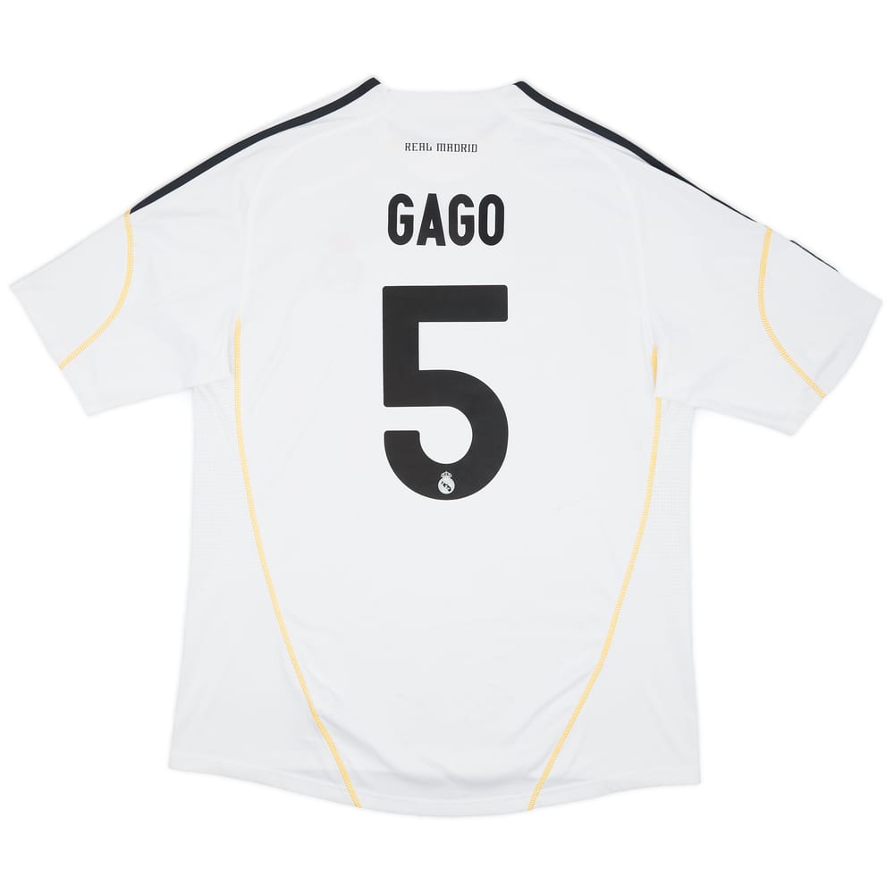 2009-10 Real Madrid Home Shirt Gago #5 - 7/10 - (XL)