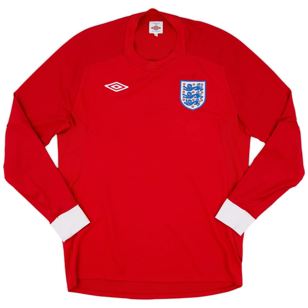 2010-11 England 'Poland/Ukraine 2012' Away L/S Shirt - 9/10 - (L)