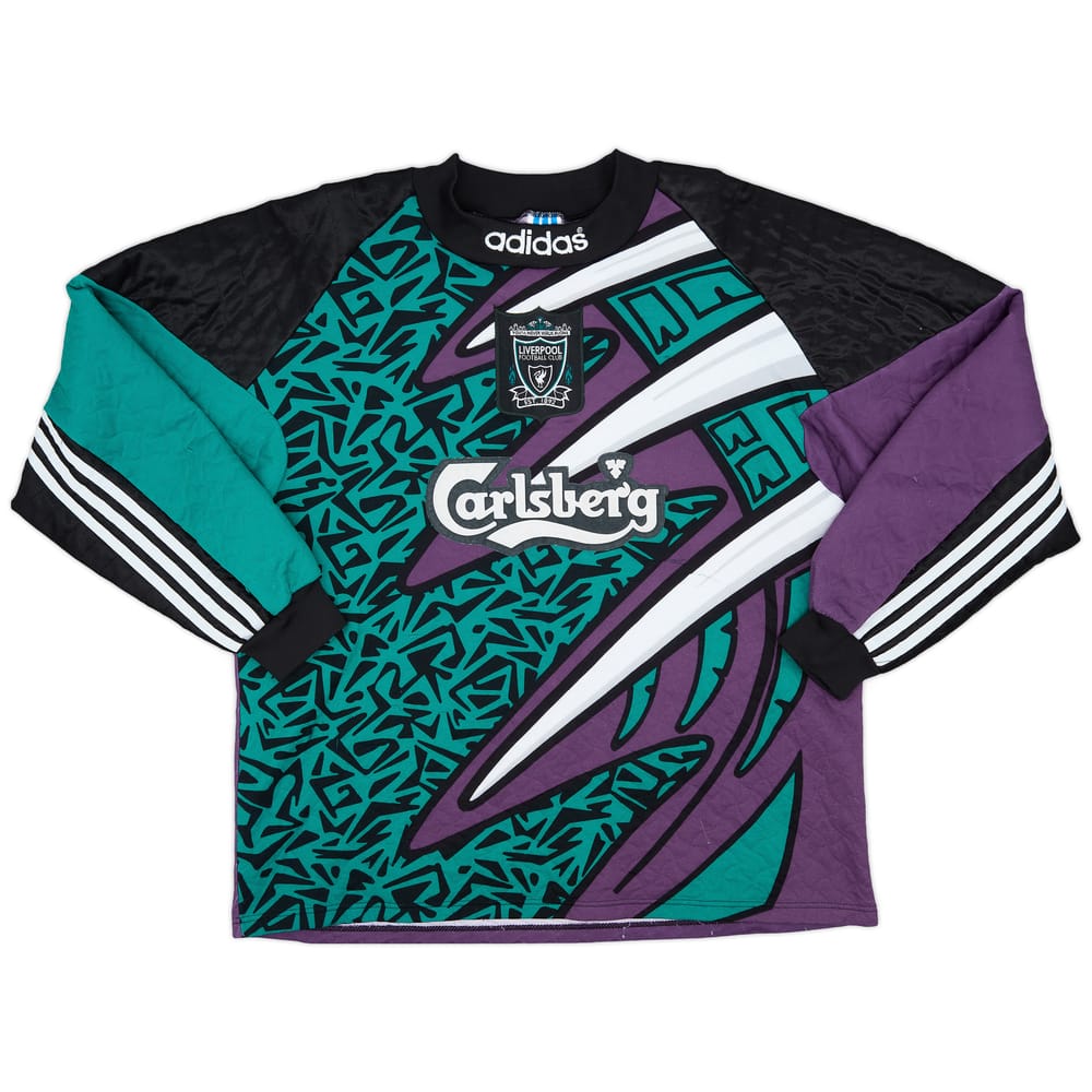 1995-96 Liverpool GK Shirt - 7/10 - (L)