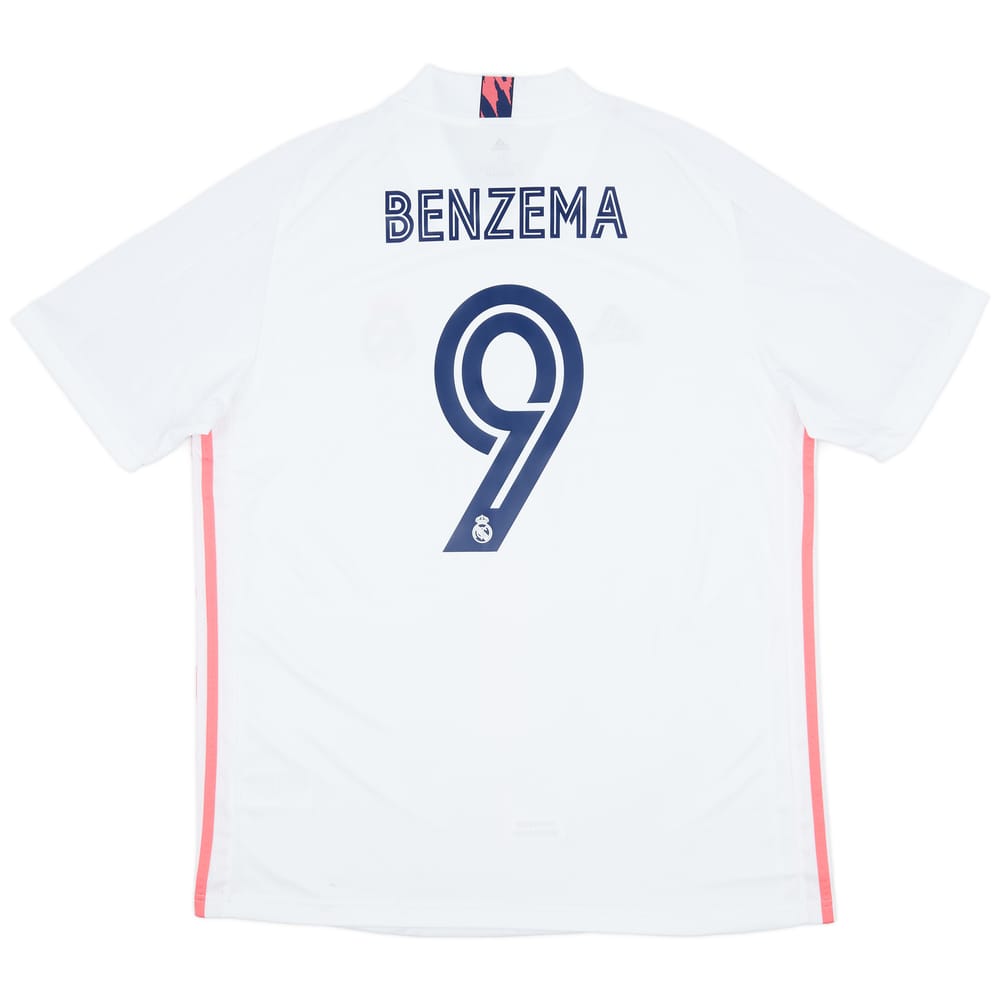 2020-21 Real Madrid Home Shirt Benzema #9 (XL)