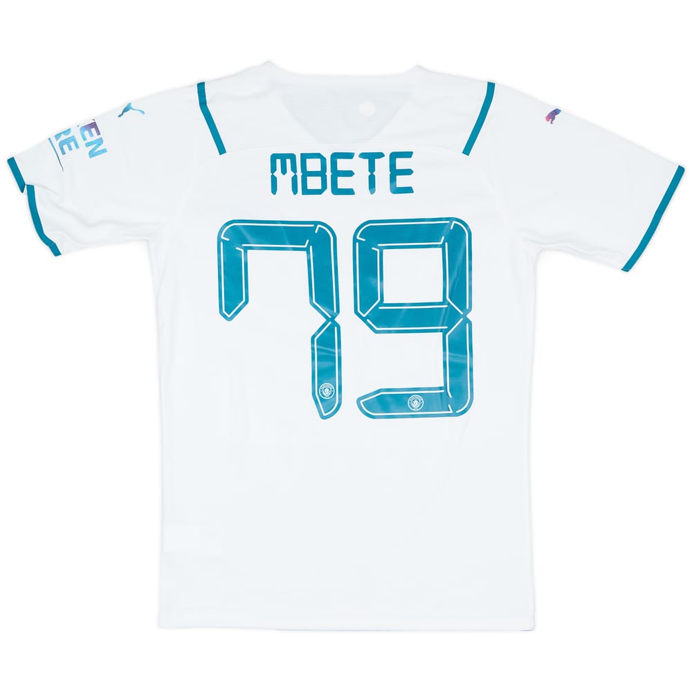2021-22 Manchester City Match Issue FA Cup Away Shirt Mbete #79