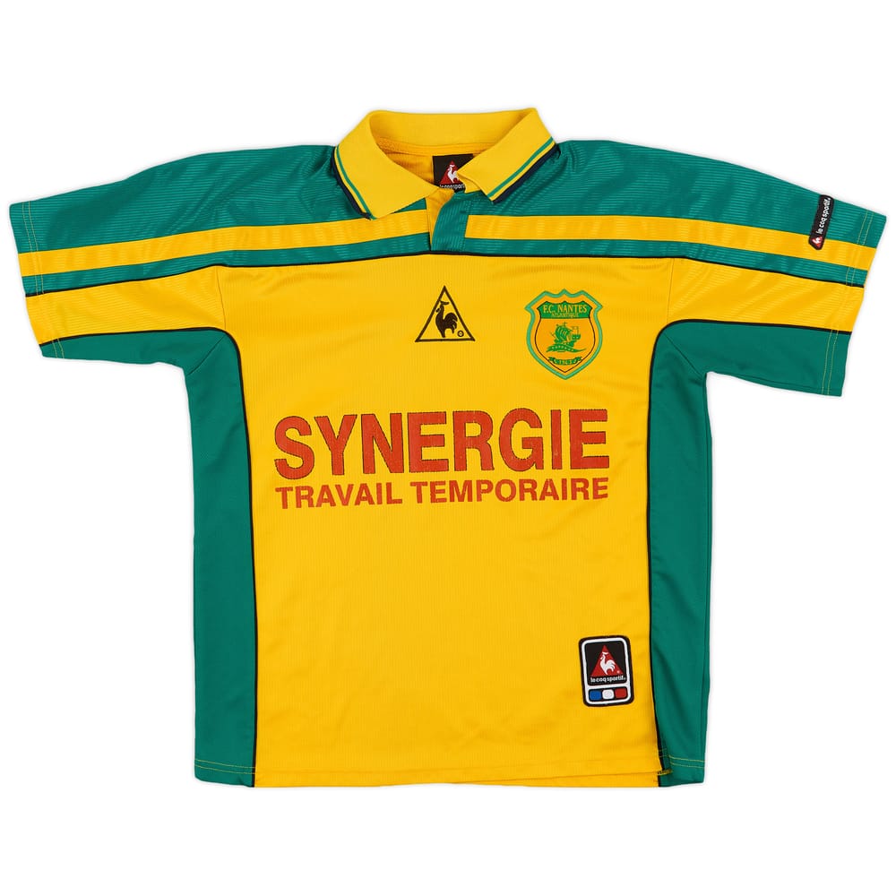 2000-02 Nantes Home Shirt - 8/10 - (XL.Boys)