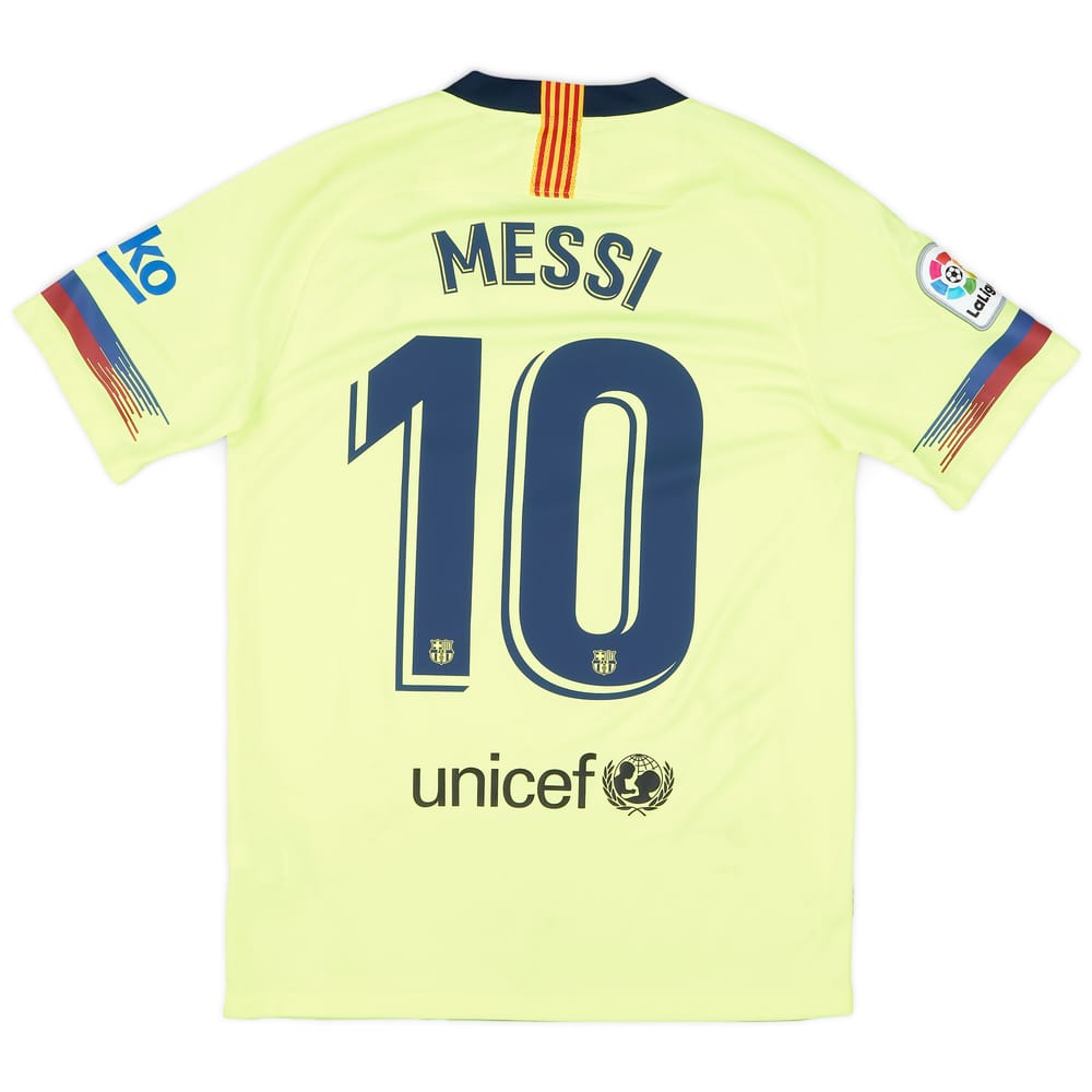2018-19 Barcelona Away Shirt Messi #10 - 7/10 - (S)