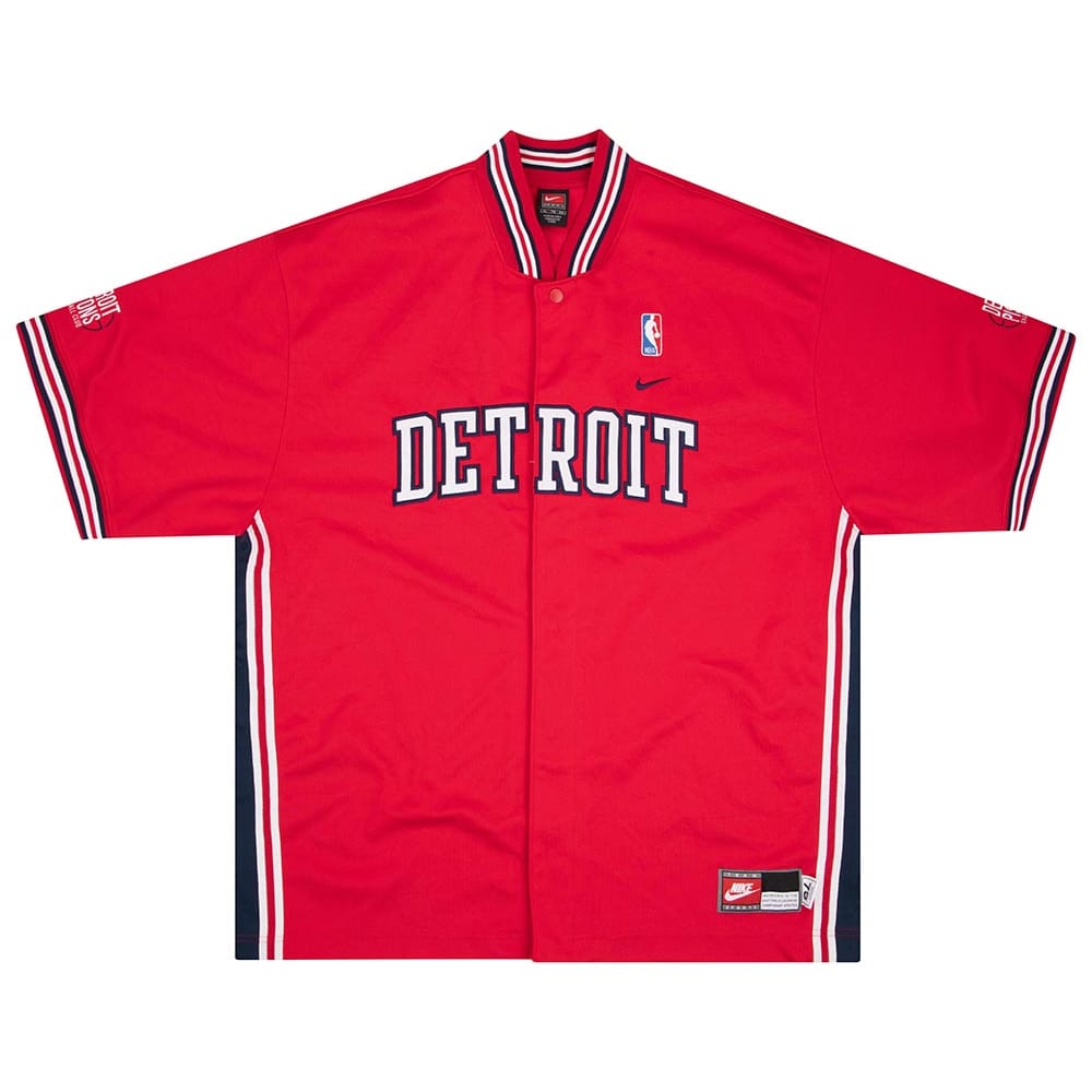 1975 Detroit Pistons Nike Rewind Warm-Up Top XL