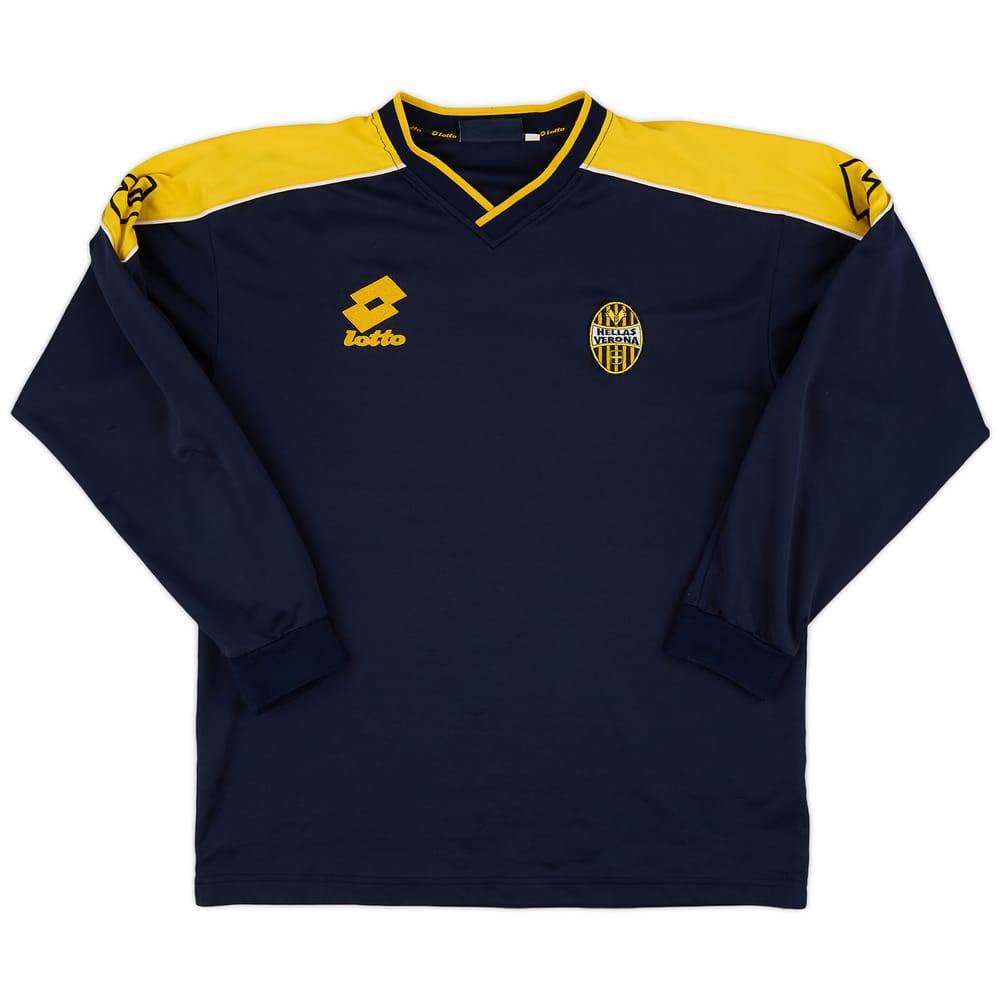 2000-02 Hellas Verona Lotto Training L/S Shirt - 6/10 - (XL)
