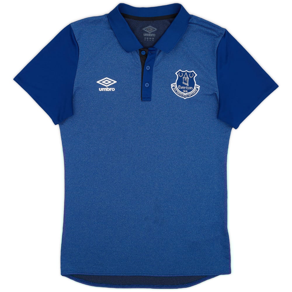 2017-18 Everton Umbro Polo Shirt - 7/10 - (M)