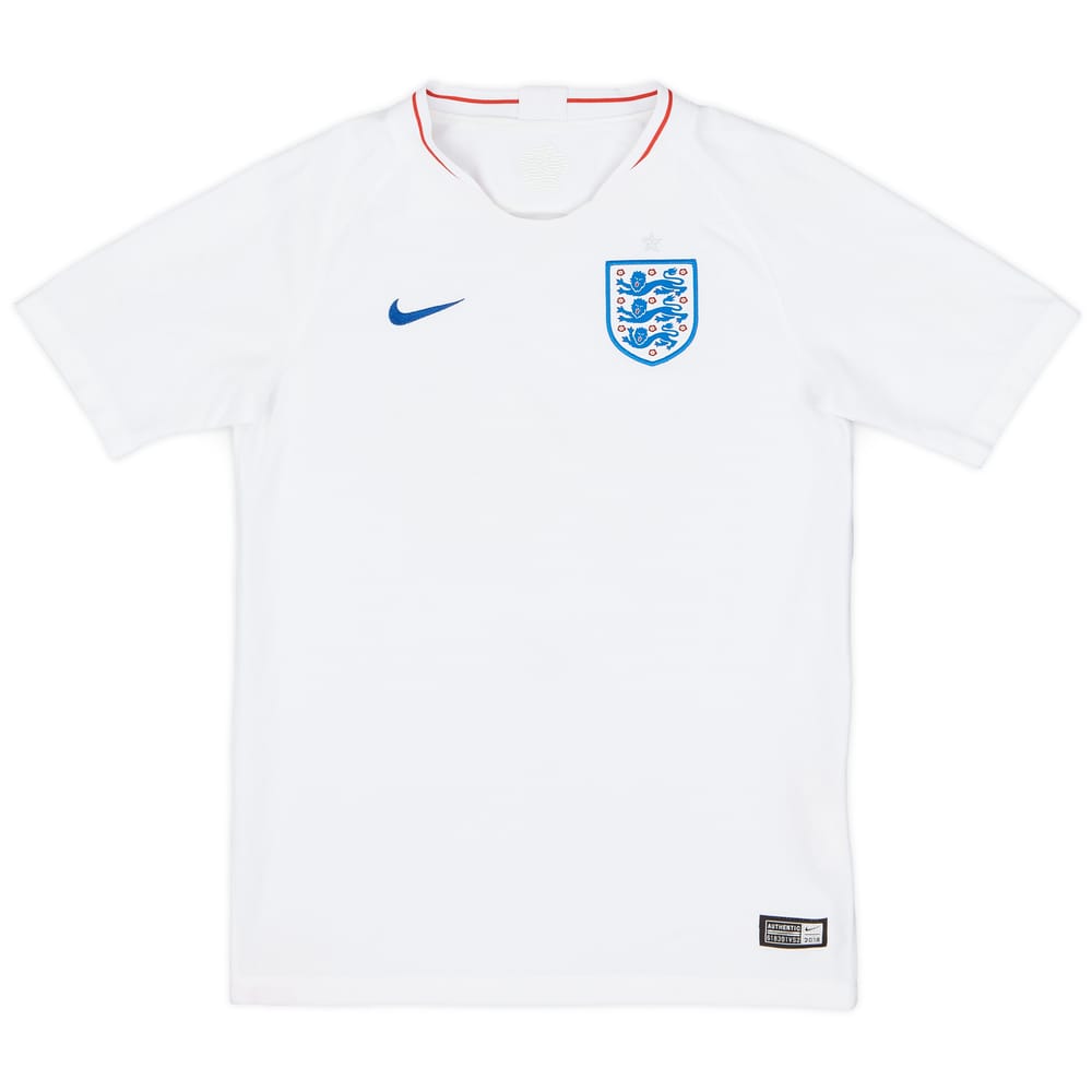 2018-19 England Home Shirt - 6/10 - (L.Boys)