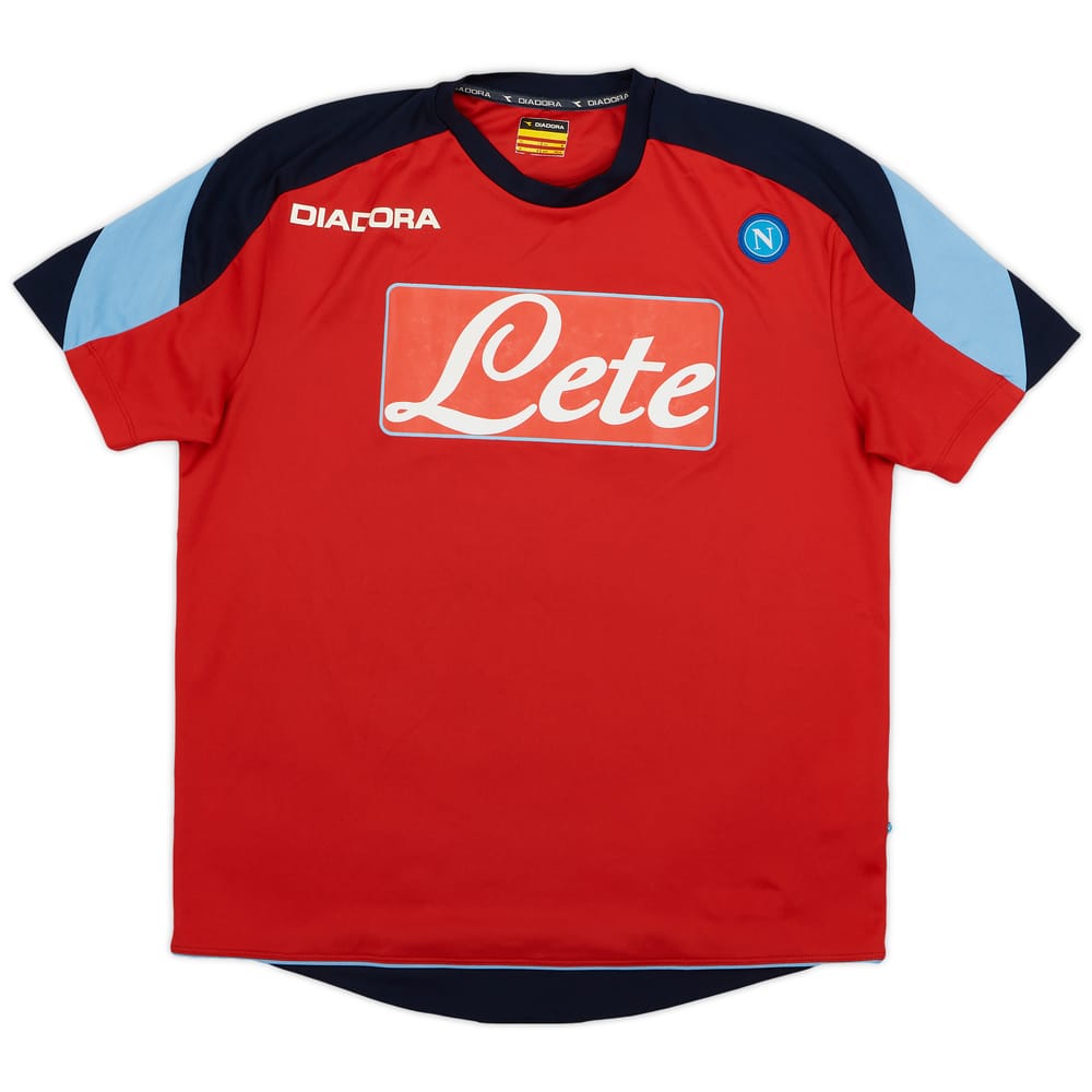2008-09 Napoli Diadora Training Shirt - 8/10 - (M)
