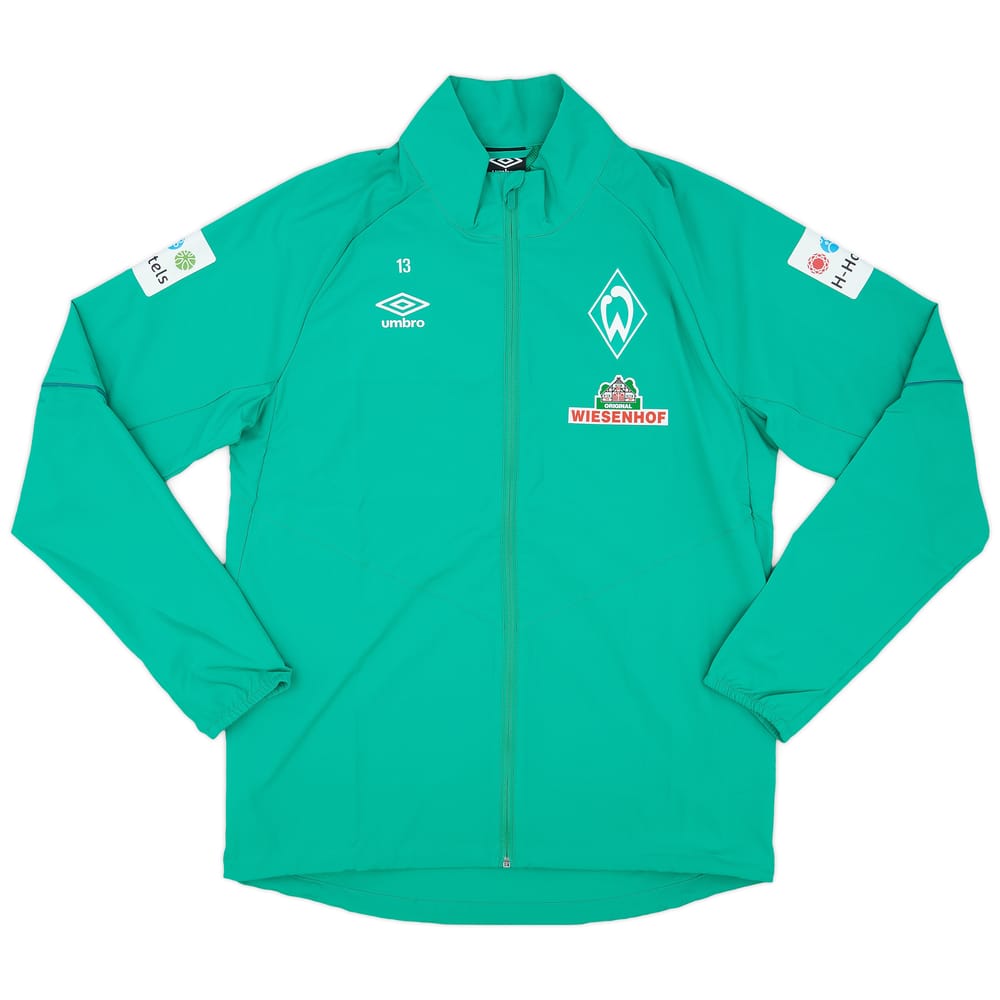 2018-19 Werder Bremen Player Issue Umbro Track Jacket #13 - 10/10 - (L)