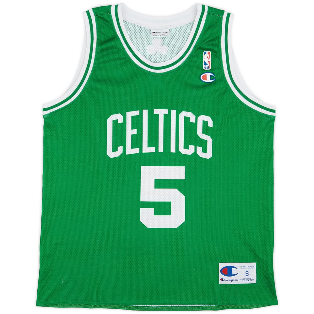 2007-10 Boston Celtics Garnett #5 Champion Away Jersey - 5/10 - (S)