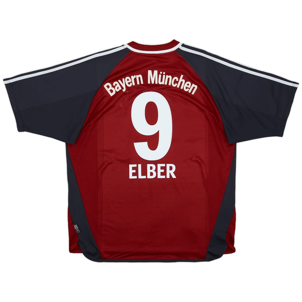 2001-02 Bayern Munich Home Shirt Elber #9 - 6/10 - (L)
