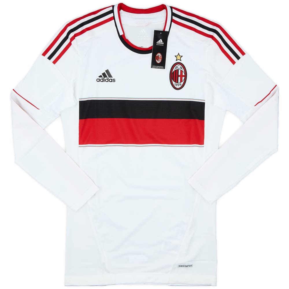 2012-13 AC Milan TechFit Player Issue Away L/S Shirt (L)