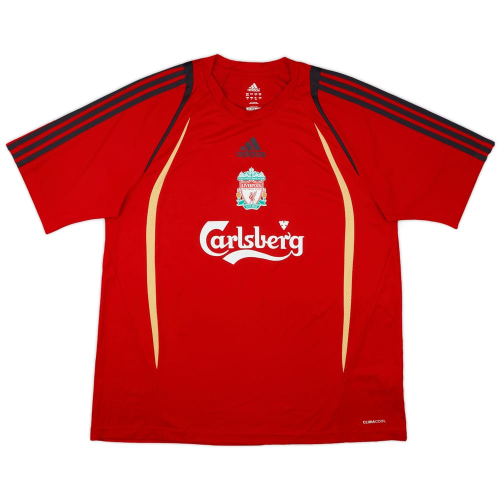 2009-10 Liverpool adidas Training Shirt - 9/10 - (XL)