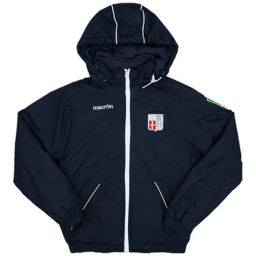 2017-18 Rimini Calcio Macron Hooded Jacket - 7/10 - (10-11 Years)