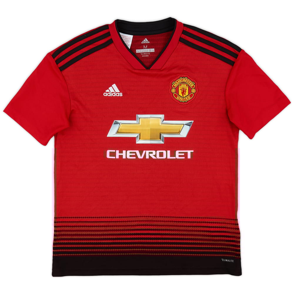 2018-19 Manchester United Home Shirt - 9/10 - (M.Boys)