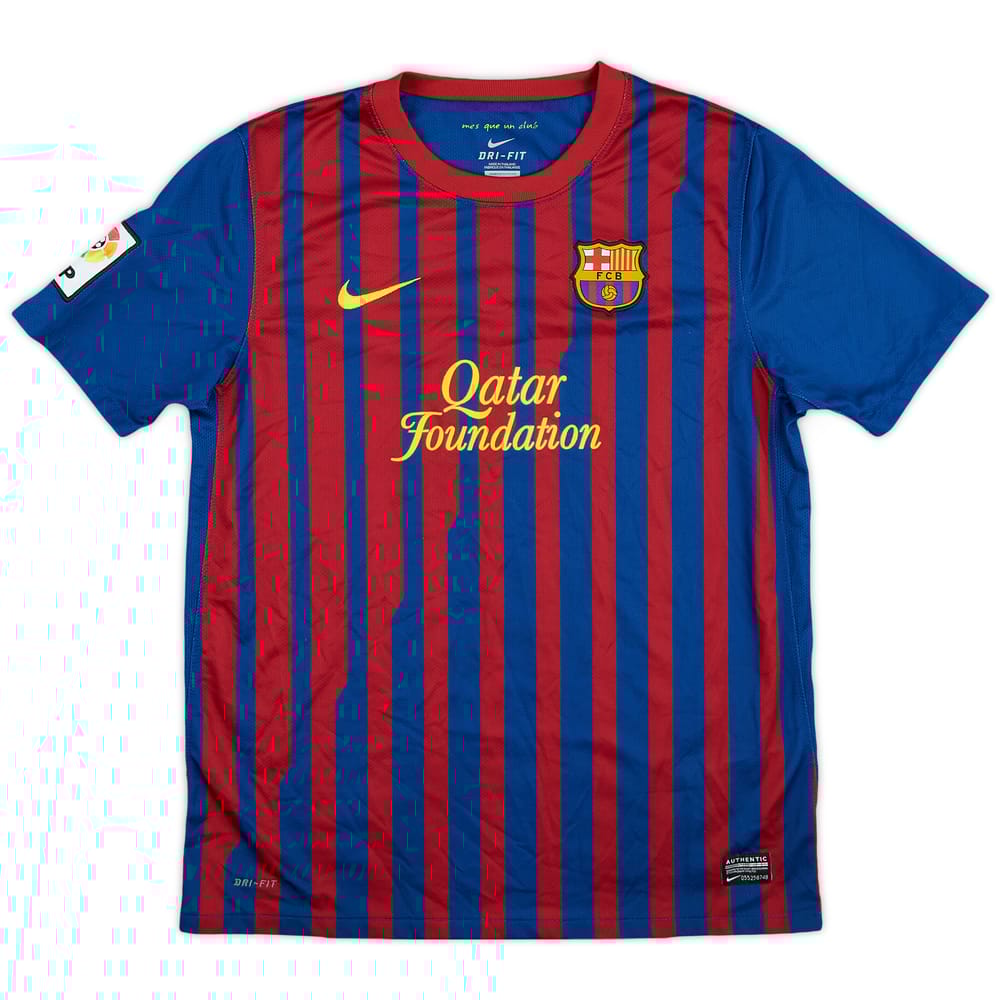 2011-12 Barcelona Home Shirt - 8/10 - (XL.Boys)