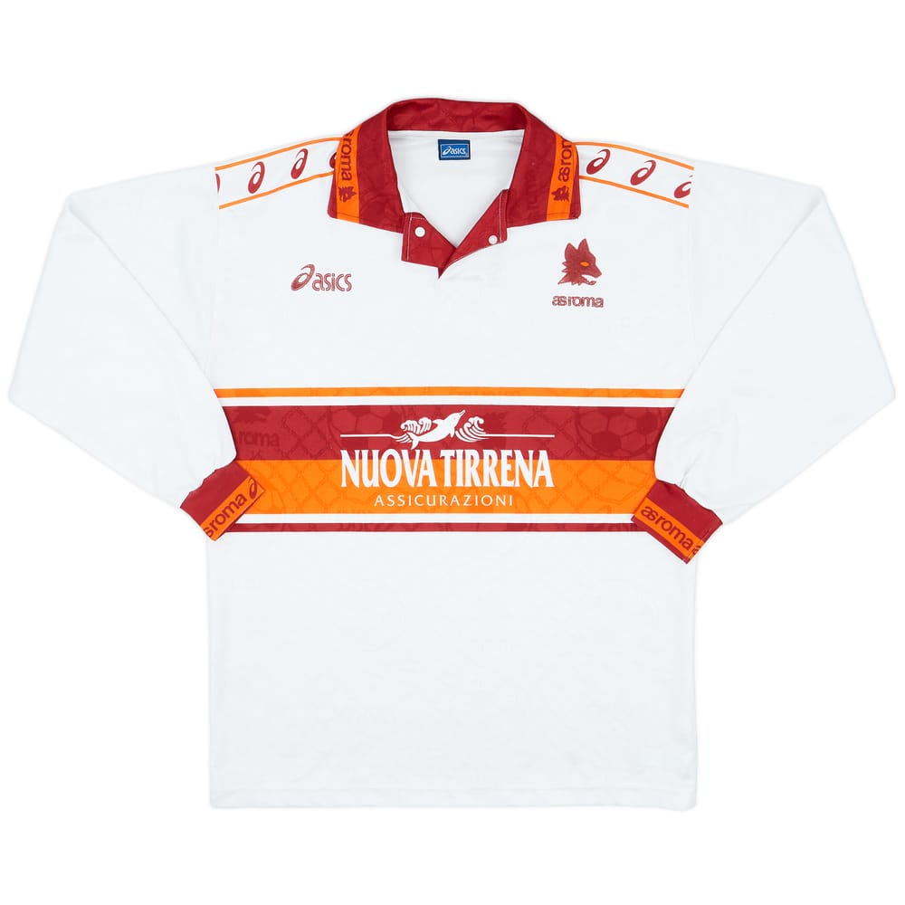 1994-95 Roma Away L/S Shirt - 6/10 - (L)