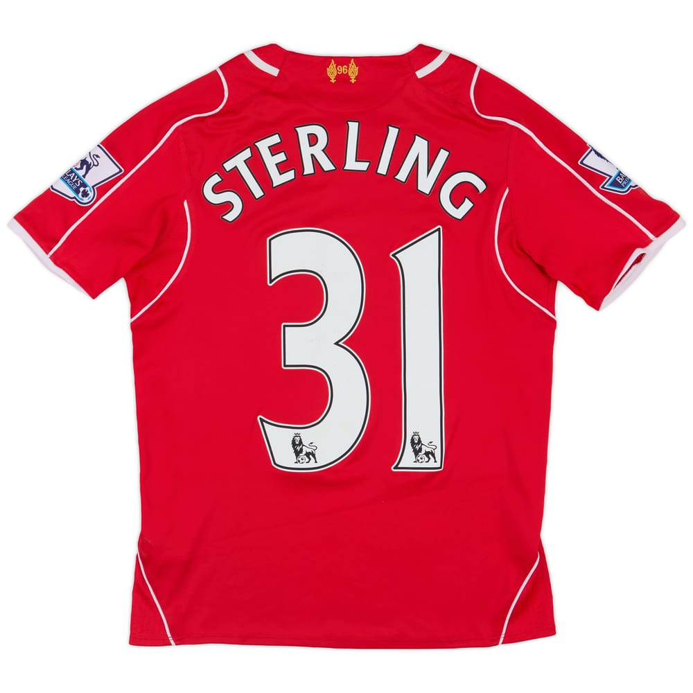 2014-15 Liverpool Home Shirt Sterling #31 - 4/10 - (L.Boys)