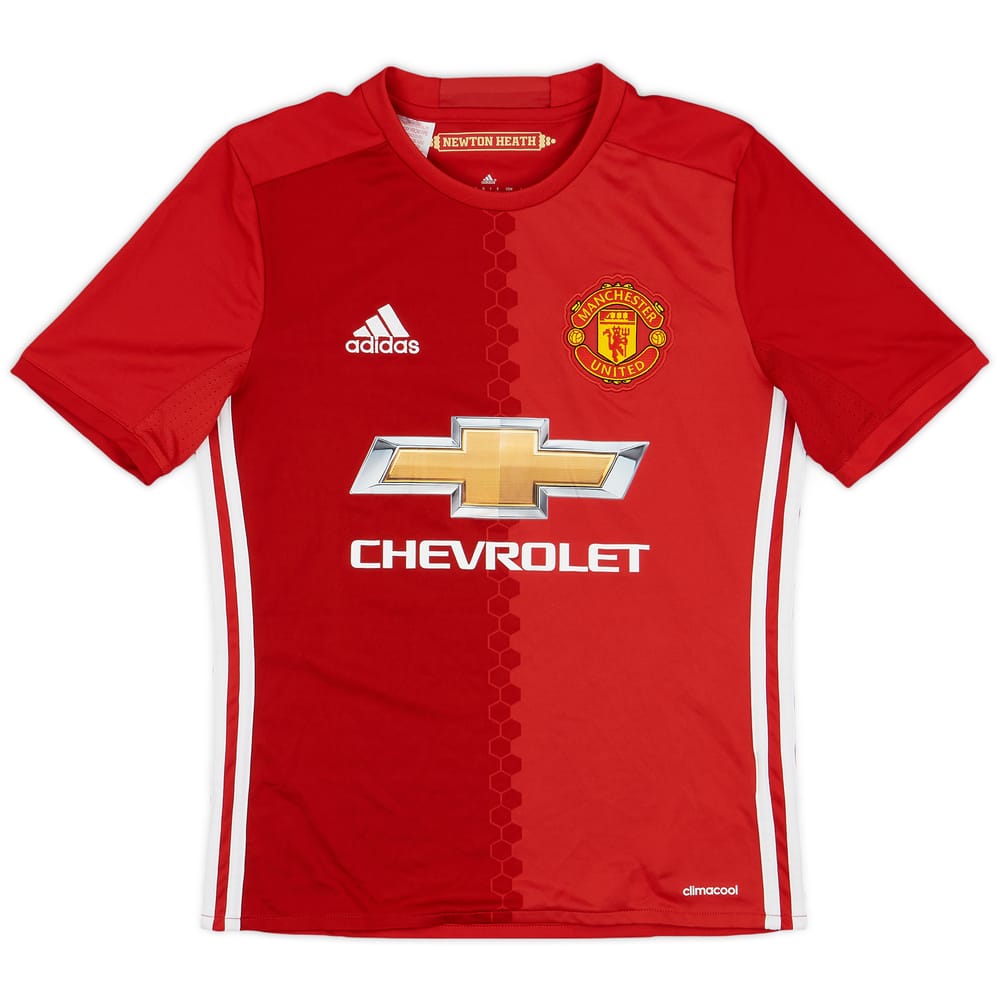 2016-17 Manchester United Home Shirt - 9/10 - (L.Boys)