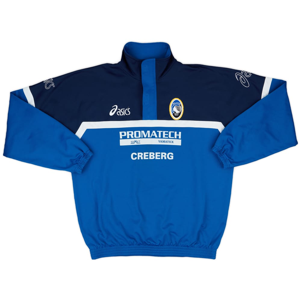 2002-03 Atalanta Asics 1/4 Zip Drill Top - 10/10 - (XL)