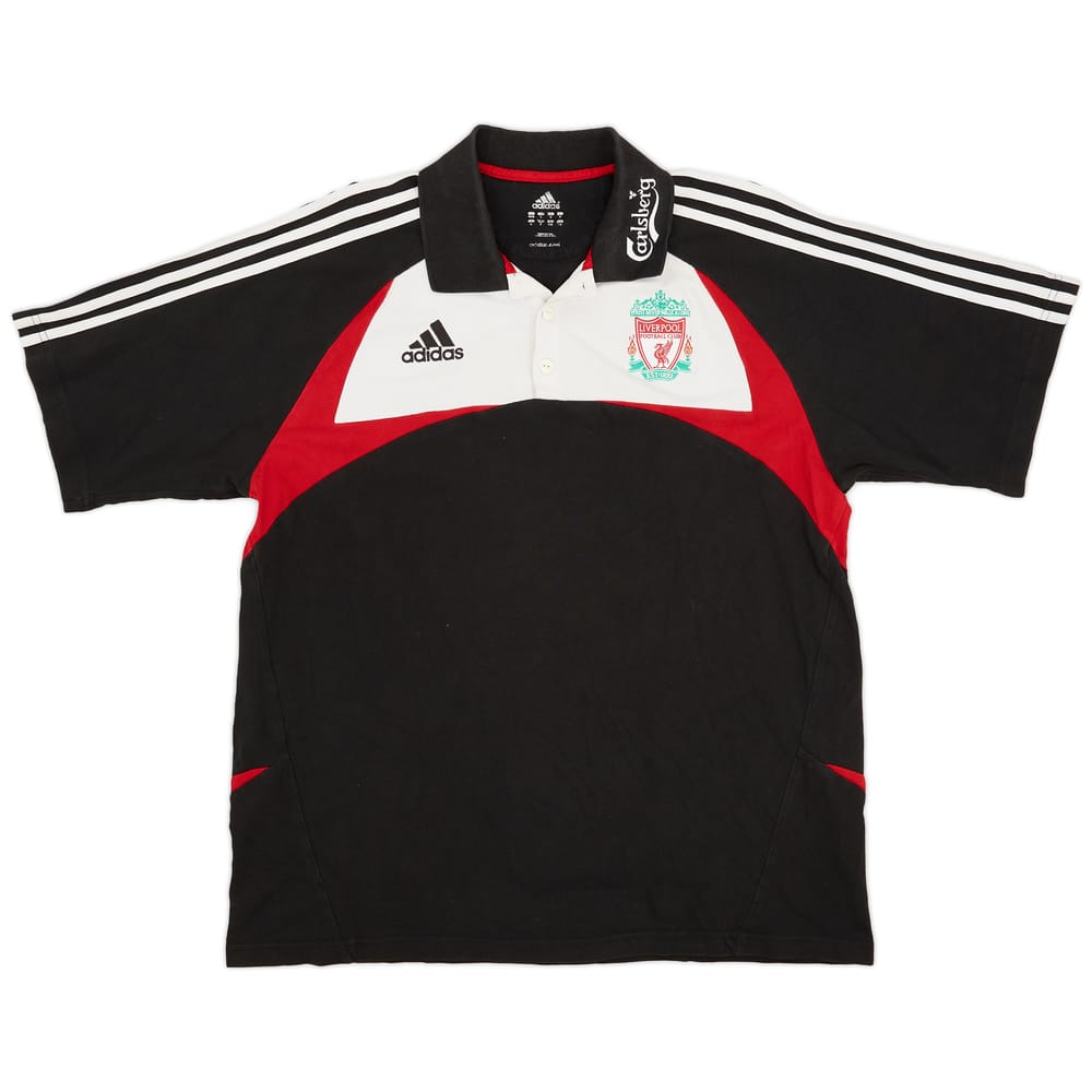 2007-08 Liverpool adidas Polo Shirt - 7/10 - (L/XL)