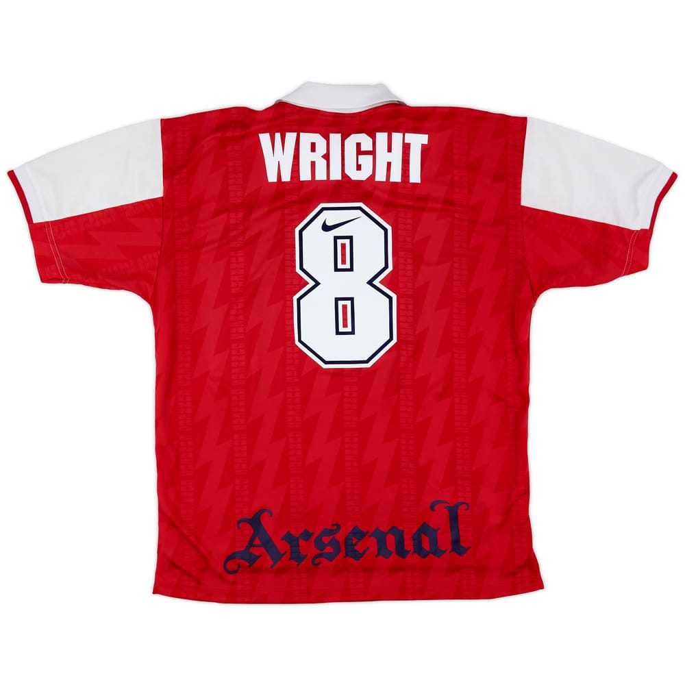 1994-96 Arsenal Home Shirt Wright #8 - 8/10 - (L)