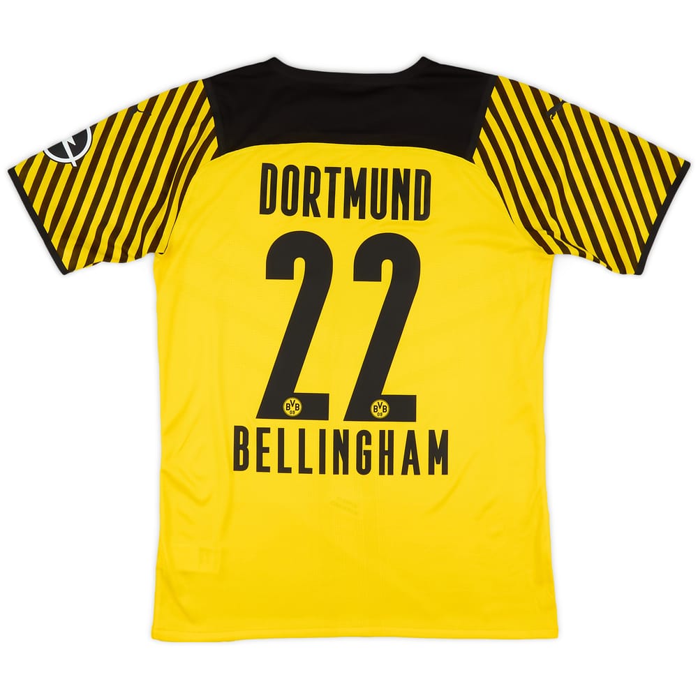 2021-22 Borussia Dortmund Player Issue Home Shirt Bellingham #22 (XXL)