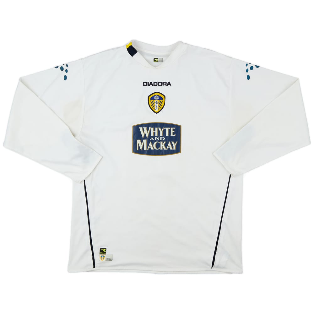 2004-05 Leeds United Home L/S Shirt - 5/10 - (L)