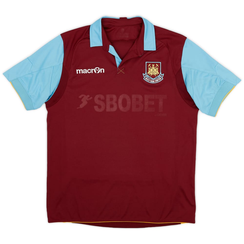 2010-11 West Ham Home Shirt - 4/10 - (L)