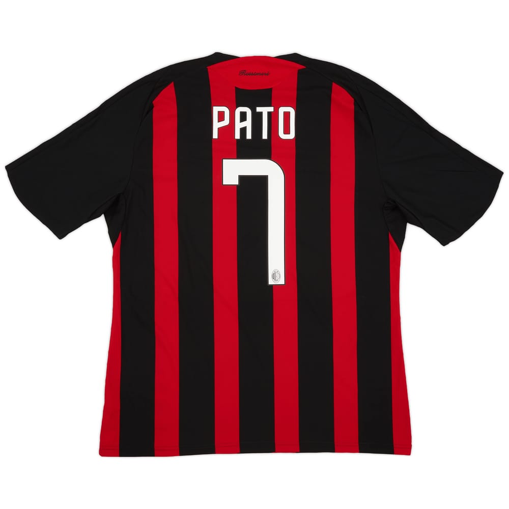 2008-09 AC Milan Home Shirt Pato #7 - 7/10 - (XL)