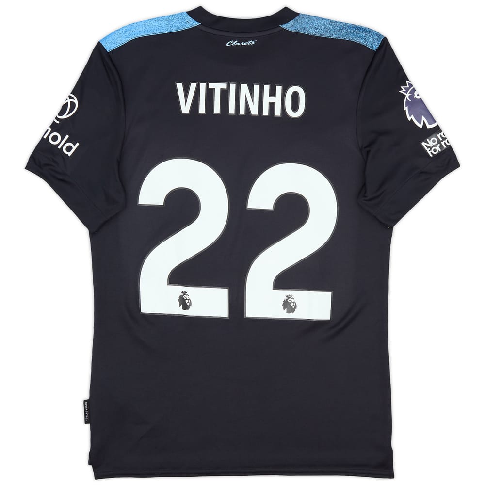2023-24 Burnley Match Issue Third Shirt Vitinho #22
