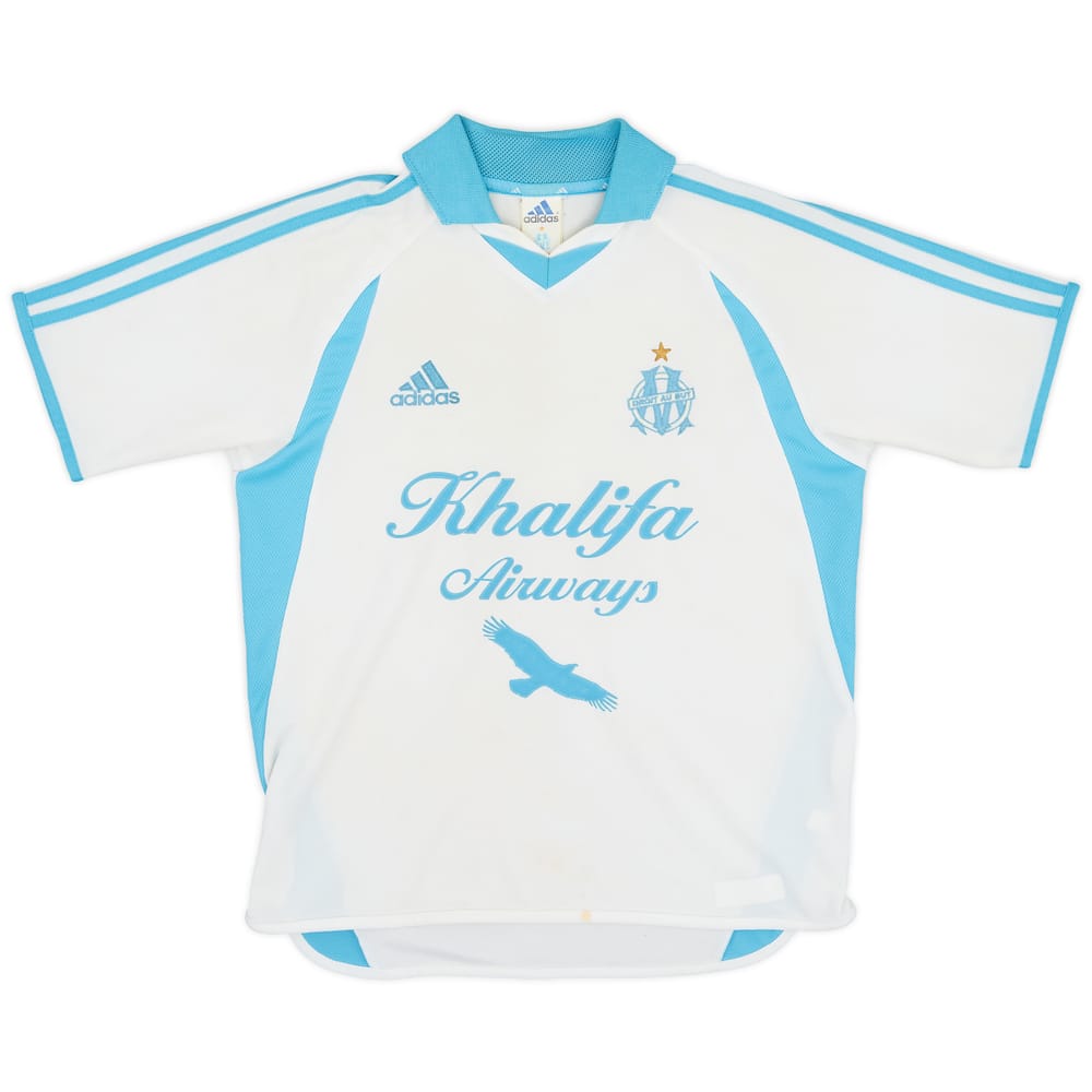 2001-02 Olympique Marseille Home Shirt - 5/10 - (XL.Boys)