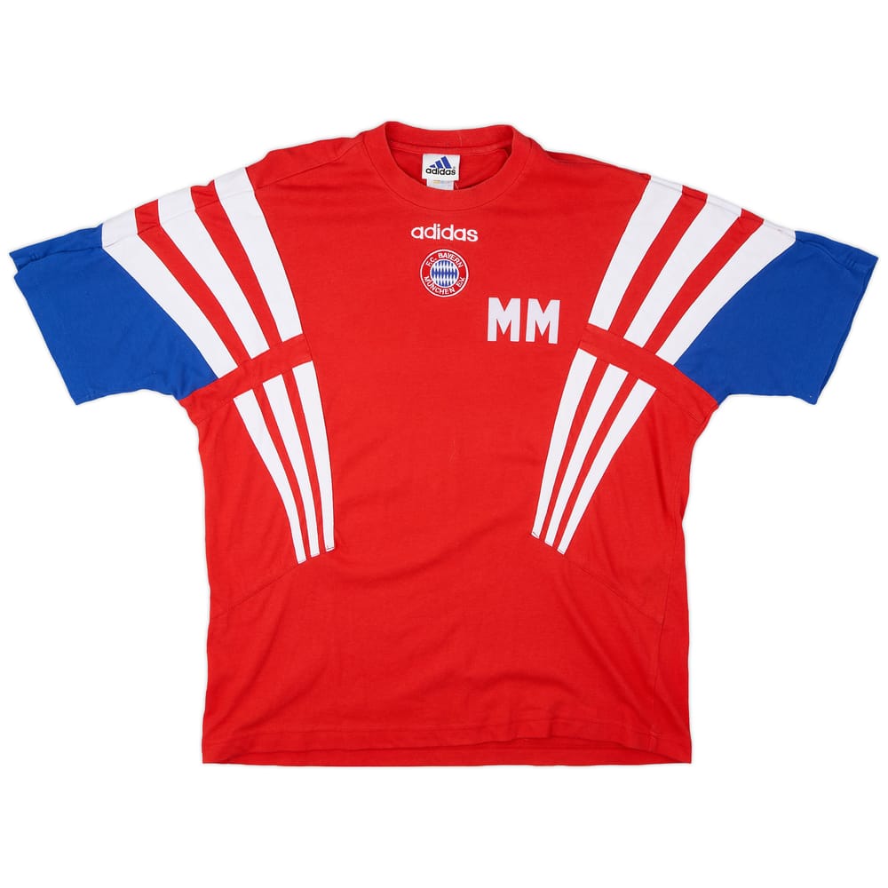 1995-96 Bayern Munich Staff Issue adidas Training Shirt MM' - 8/10 - (XL)