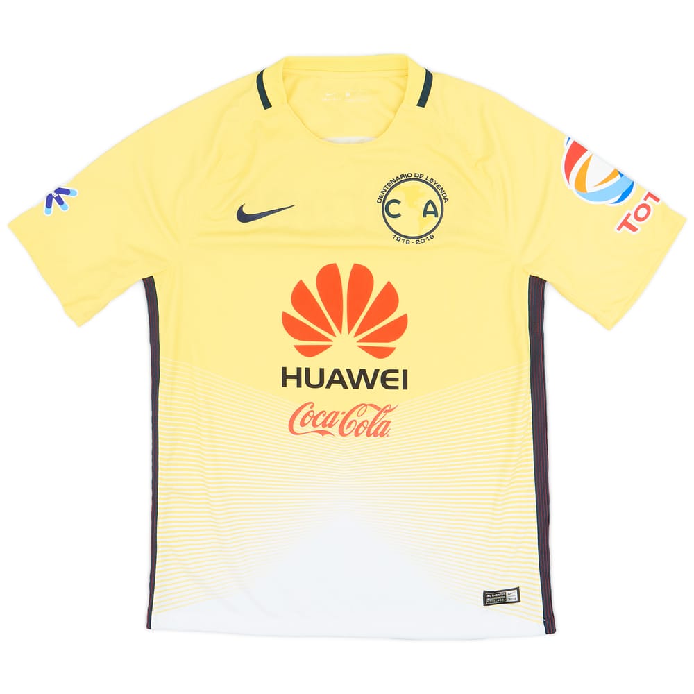 2016-17 Club America Centenary Home Shirt - 8/10 - (M)