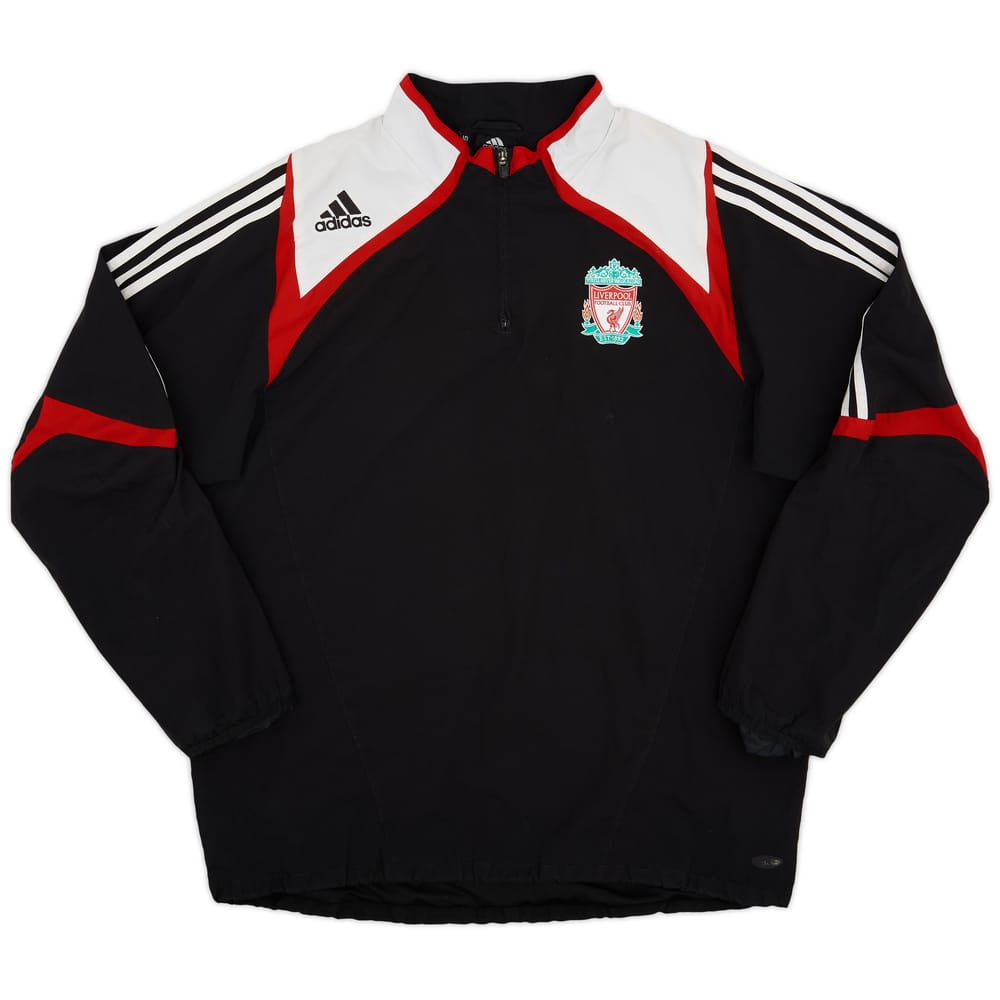2007-08 Liverpool adidas 1/4 Zip Drill Top - 8/10 - (L/XL)