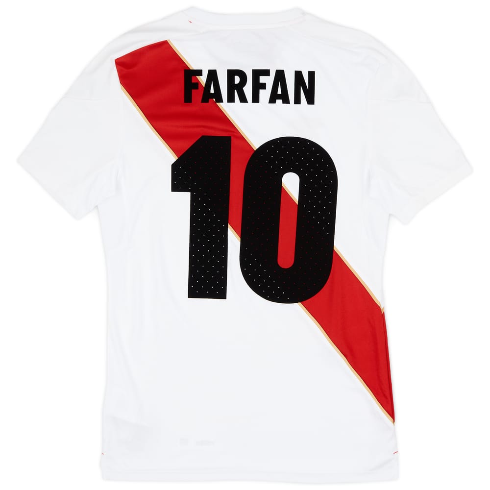 2018 Peru Home Shirt Farfan #10 (S)